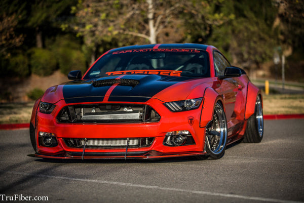 2015-2017 S550 Mustang Carbon Fiber LG267-T Front Fender Flares - view 2