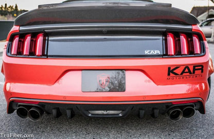 2015-2017 S550 Mustang Carbon Fiber LG269 Rear Diffuser (Quad Tip) - view 2