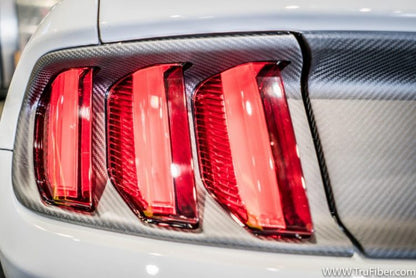 2015-2017 S550 Mustang Carbon Fiber LG303-AC Tail Light Bezels