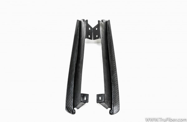 2015-2017 S550 Mustang Carbon Fiber LG313 Rear Splash Guards