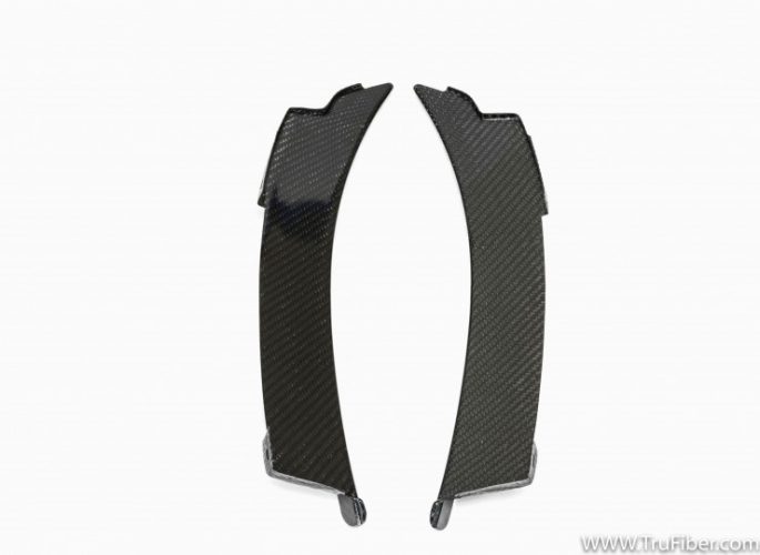 2015-2017 S550 Mustang Carbon Fiber LG314 Rear Splash Guards - view 4
