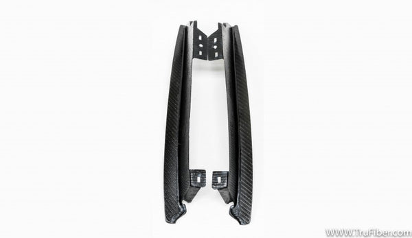 2015-2017 S550 Mustang Carbon Fiber LG314 Rear Splash Guards