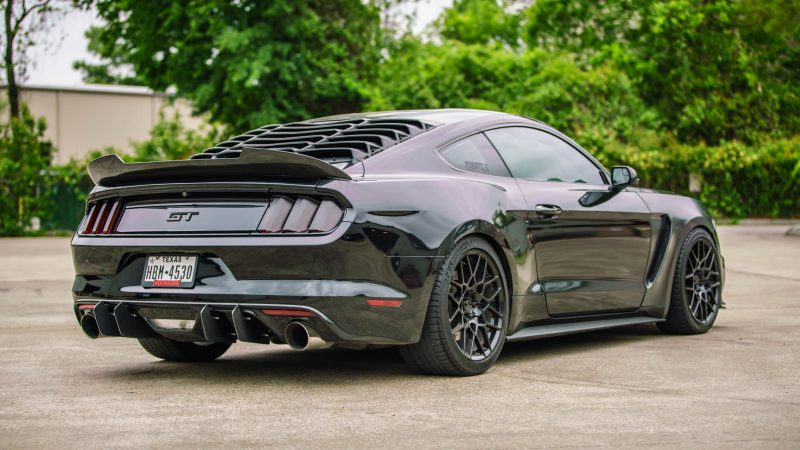 2015-2017 S550 Mustang Carbon Fiber LG383 Rear Diffuser Fins - view 2