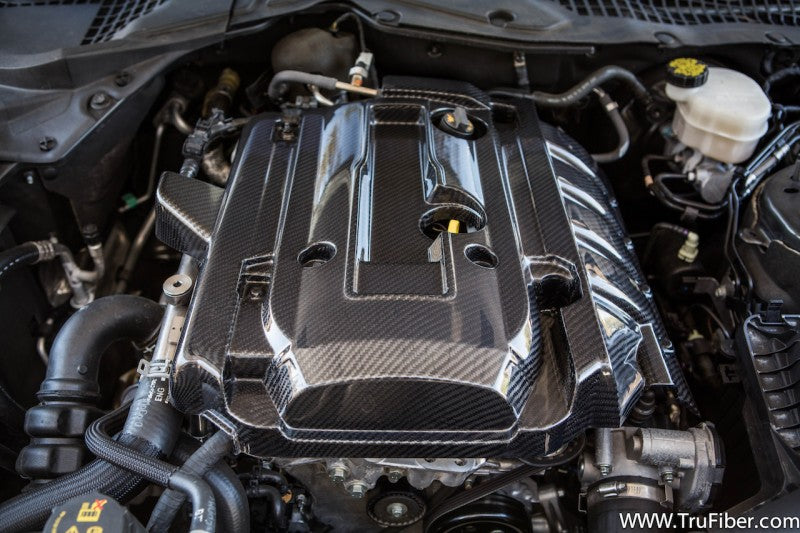 2015-2017 S550 Mustang Ecoboost Carbon Fiber LG263 Engine Cover - view 3