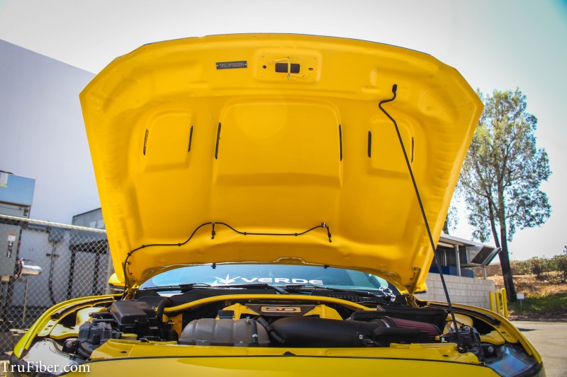 2015-2017 S550 Mustang Fiberglass A81 Hood - view 3