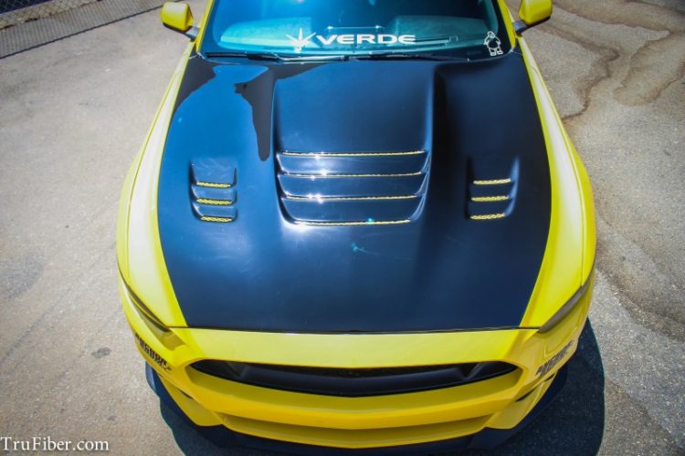 2015-2017 S550 Mustang Fiberglass A81 Hood - view 4