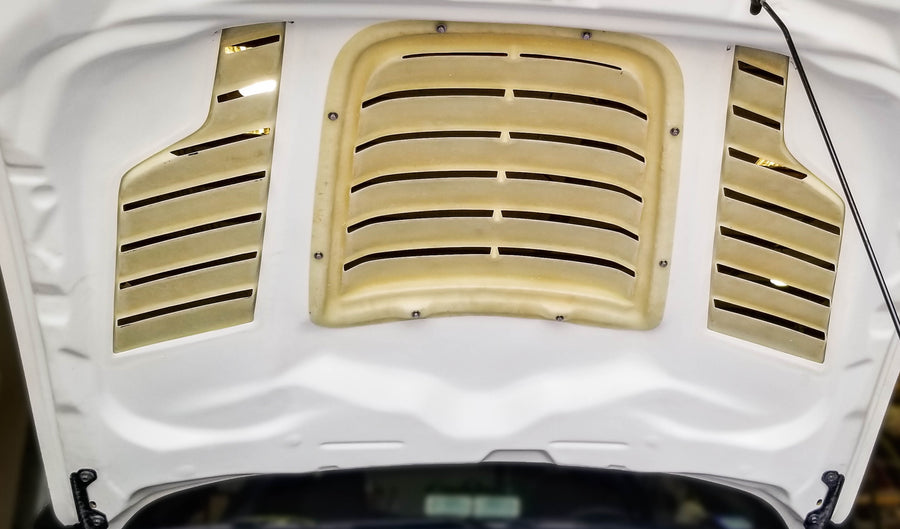 2015-2017 S550 Mustang Fiberglass A88 Heat Extractor Hood - view 7