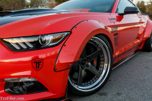2015-2017 S550 Mustang Fiberglass LG267-T Front Fender Flares - view 2