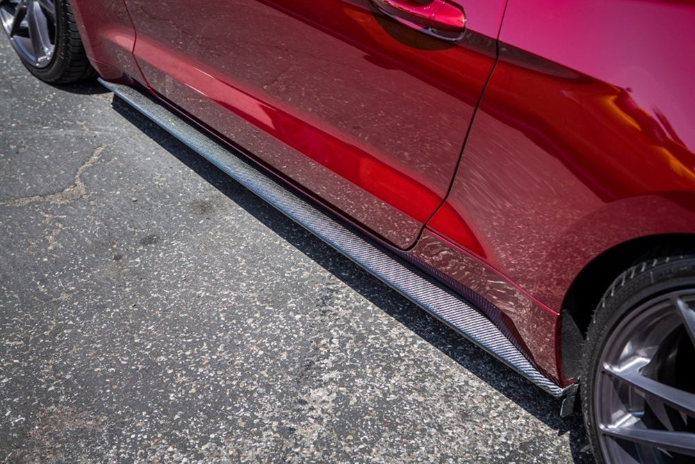 2015-2023 S550 Mustang Carbon Fiber XR10 Side Skirts