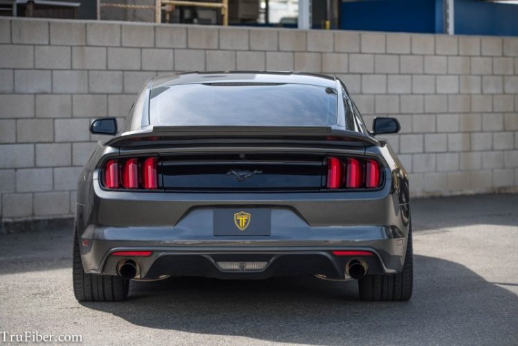 2015-2018 S550 Mustang Carbon Fiber DCA59 Rear Spoiler - view 2