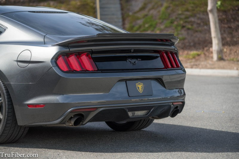 2015-2018 S550 Mustang Carbon Fiber DCA59 Rear Spoiler - view 3