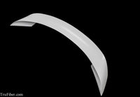 2015-2018 S550 Mustang Fiberglass DCA58 Rear Spoiler