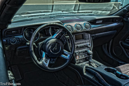 2015-2020 S550 Mustang Carbon Fiber LG268 Dash Kit - view 2
