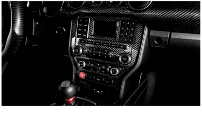 2015-2020 S550 Mustang Carbon Fiber LG426 Radio Bezel