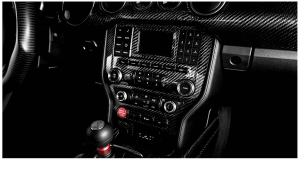 2015-2020 S550 Mustang Carbon Fiber LG426 Radio Bezel