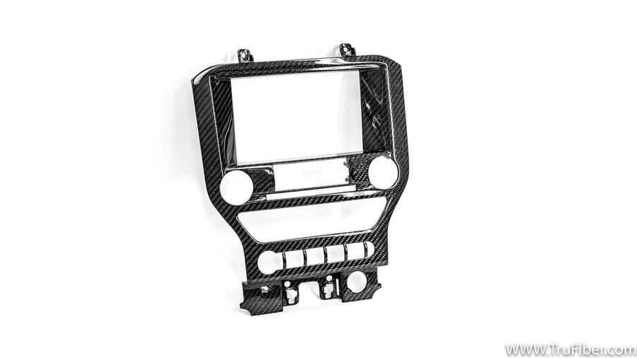 2015-2020 S550 Mustang Carbon Fiber LG432 Radio Bezel (Navigation) - view 2