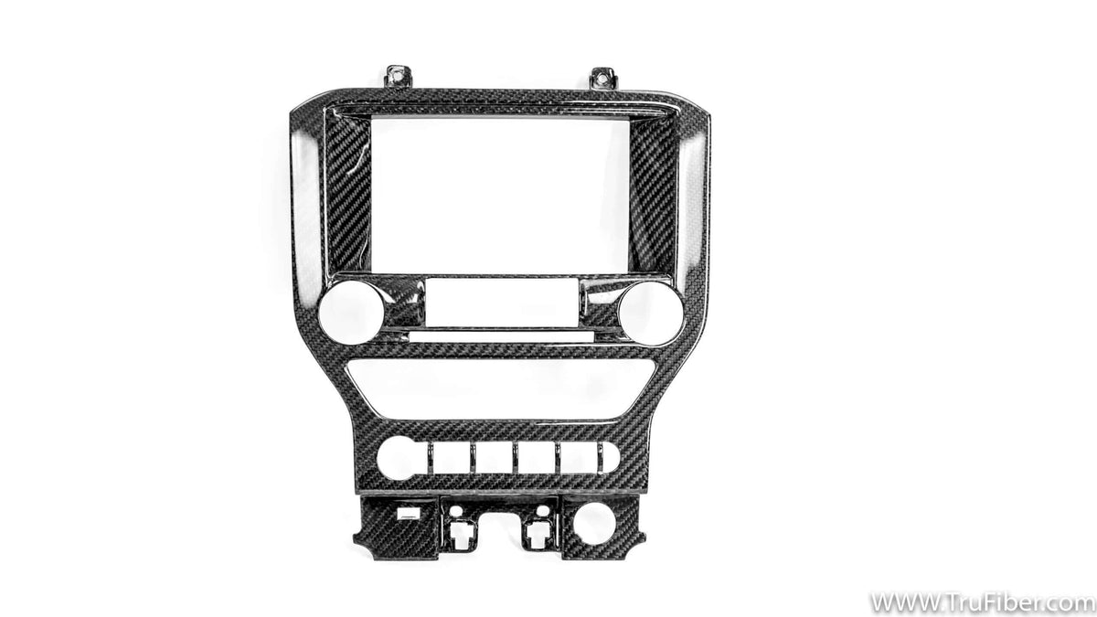 2015-2020 S550 Mustang Carbon Fiber LG432 Radio Bezel (Navigation)