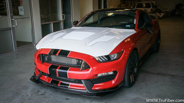 2015-2020 S550 Mustang Fiberglass A88KR Heat Extractor Hood - view 2