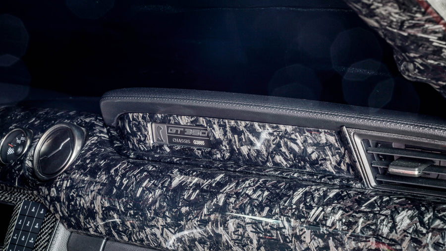 2015-2020 S550 Mustang Forged Carbon Fiber LG408 Dash Trim - view 3