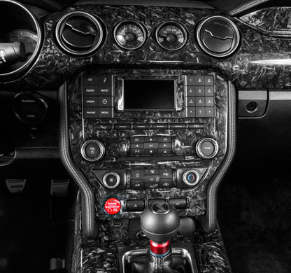 2015-2020 S550 Mustang Forged Carbon Fiber LG426 Radio Bezel