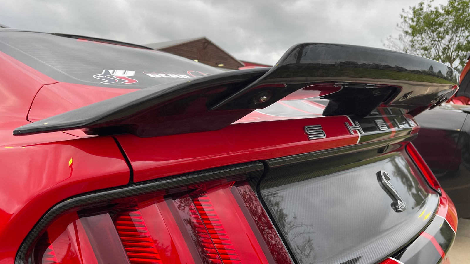 2015-2022 S550 Mustang GT500 Forged Carbon Fiber DCA71 Spoiler - view 4