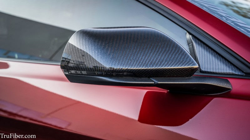 2015-2023 S550 Mustang Carbon Fiber LG249 Mirror Covers