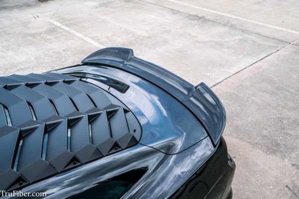 2015-2023 S550 Mustang Carbon Fiber DCA68 Rear Spoiler - view 2