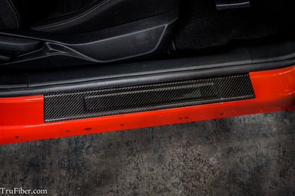2015-2025 S550 Mustang Carbon Fiber LG243 Door Sills - view 2