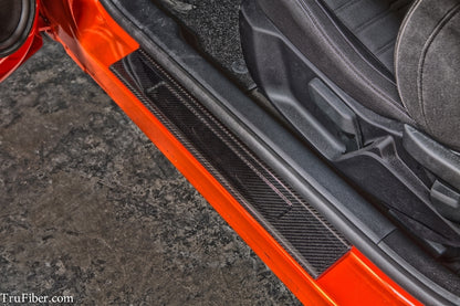 2015-2025 S550 Mustang Carbon Fiber LG243 Door Sills