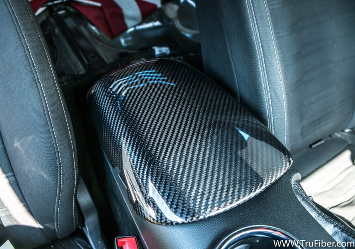 2015-2024 S550 S650 Mustang Carbon Fiber LG381 Armrest Cover - view 4