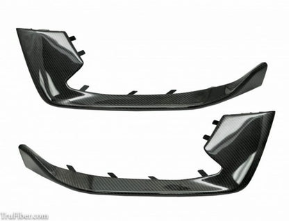 2016-2017 S550 Mustang GT350R Carbon Fiber LG298-AC Front Bumper Lower Inserts
