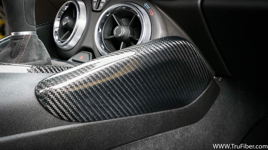 2016-2019 Camaro Carbon Fiber Center Console 9 Piece K1 Combo - view 3