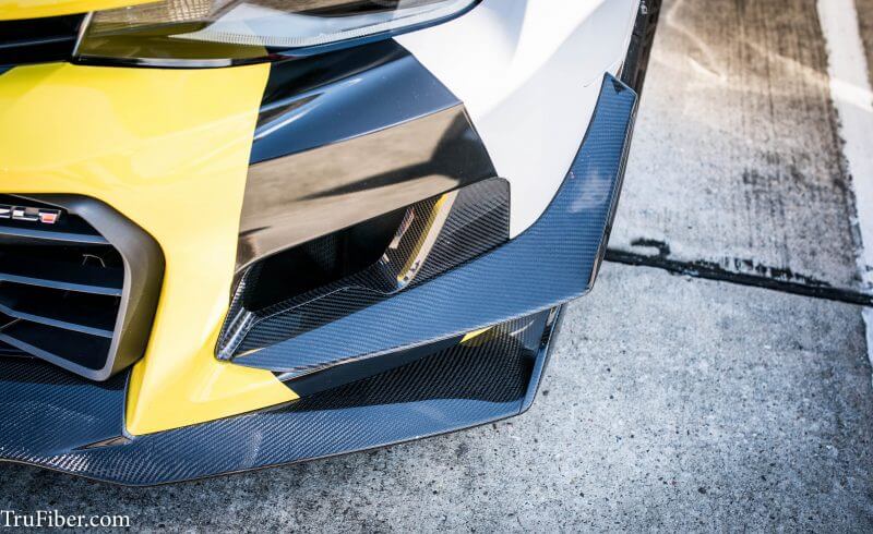 2016-2019 Camaro Carbon Fiber LG358 Canards - view 2