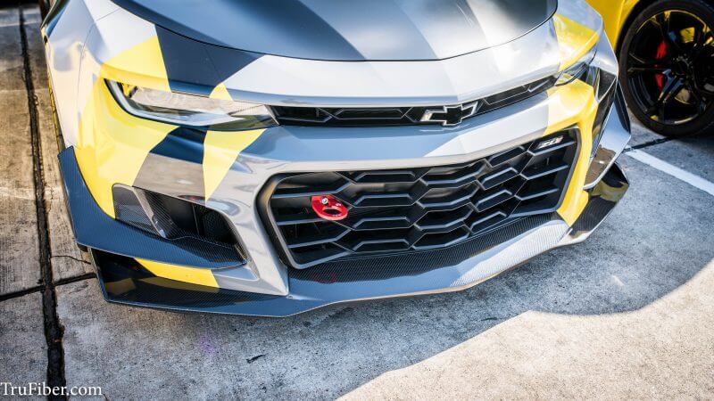 2016-2019 Camaro Carbon Fiber LG358 Canards - view 4