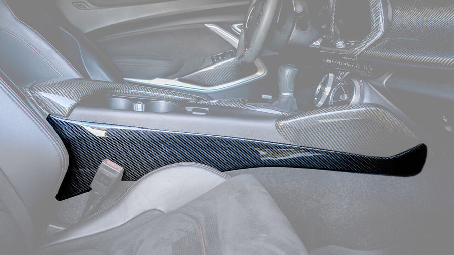 2016-2019 Camaro Carbon Fiber LG435 Center Console Lower Side Panels - view 2