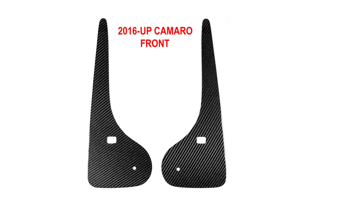 2016-2019 Camaro Carbon Fiber LG440 Front Splash Guards - view 2