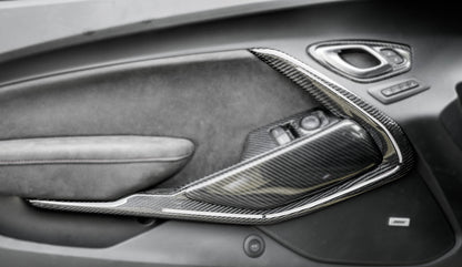 2016-2019 Camaro Carbon Fiber LG455 Door Trim Bezel Covers - view 2