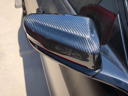 2016-2019 CTS V3 Carbon Fiber LG544 Mirror Covers - view 2