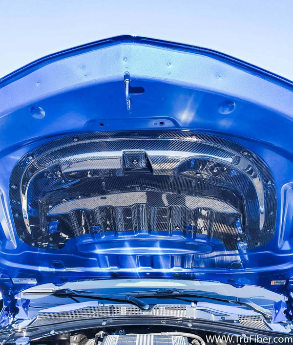 2016-2022 Camaro Carbon Fiber LG456 Hood Liner - view 2