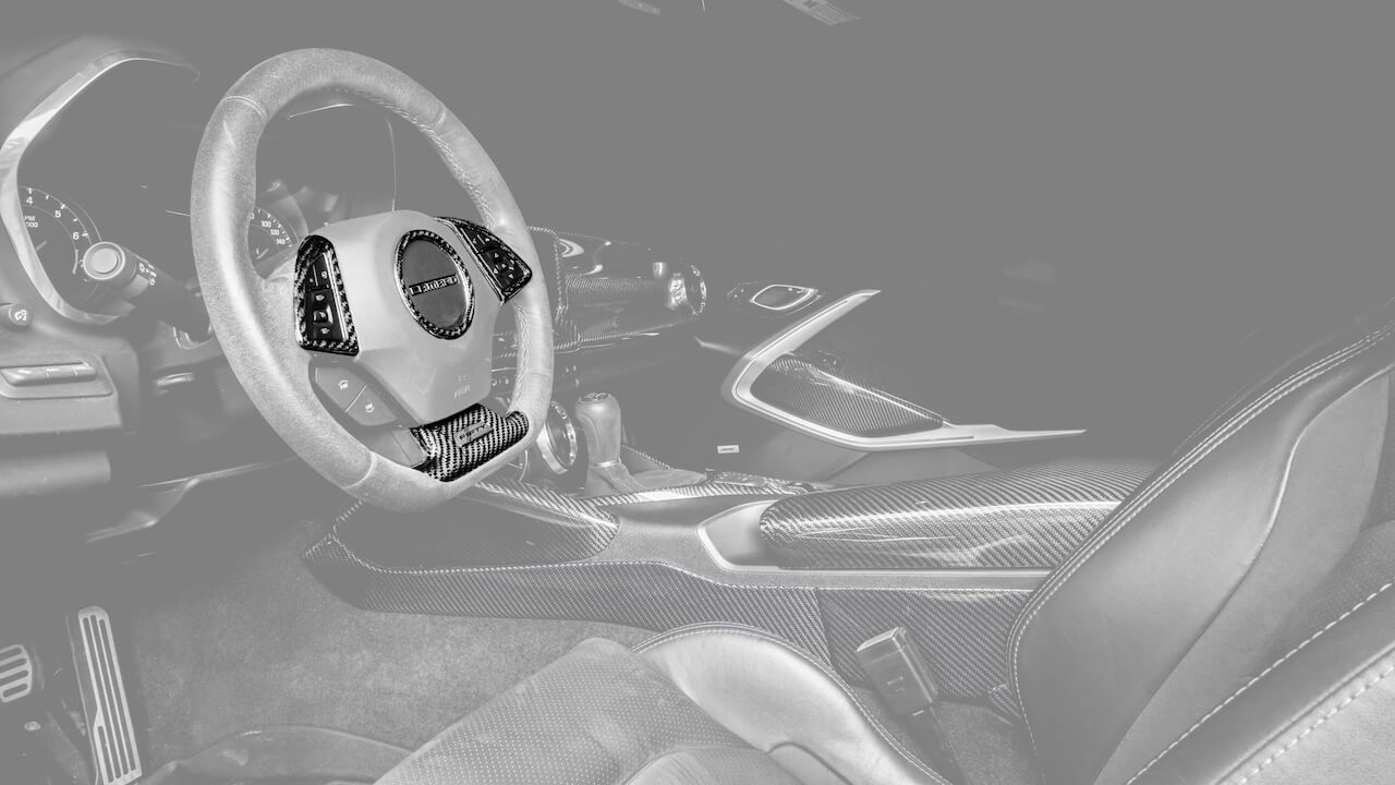 2016-2019 Camaro Carbon Fiber LG364 Steering Wheel Trim Covers - EXCLUSIVE