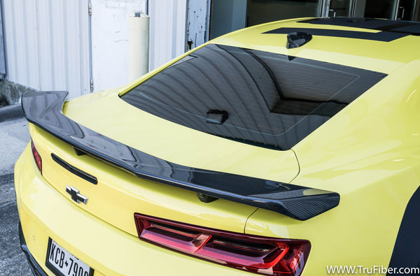 2017-2019 Camaro Carbon Fiber DCA70 Spoiler - EXCLUSIVE - TRUFIBER.COM