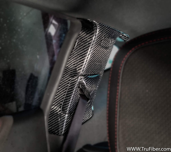 2017-2019 Camaro Carbon Fiber LG458 B-Pillars - view 2
