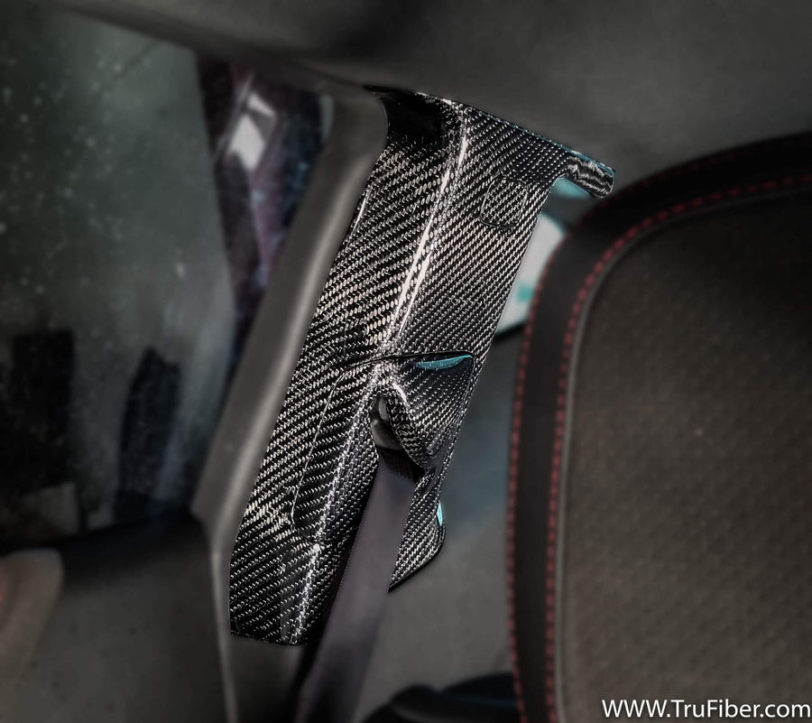2017-2019 Camaro Carbon Fiber LG458 B-Pillars - view 2