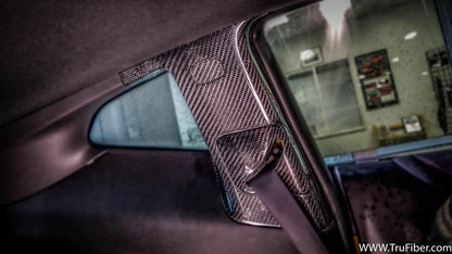 2017-2019 Camaro Carbon Fiber LG458 B-Pillars - view 3
