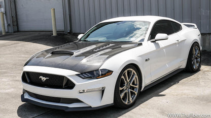 2018-2019 S550 Mustang Carbon Fiber A72 Ram Air Hood