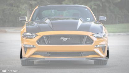 2018-2019 S550 Mustang Carbon Fiber LG390 Canards - view 2