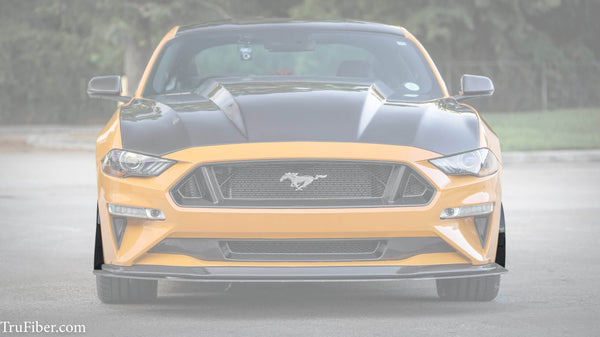 2018-2019 S550 Mustang Carbon Fiber LG390 Canards - view 2
