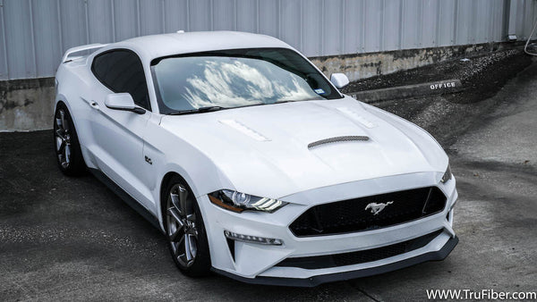 2018-2019 S550 Mustang Fiberglass A72 Ram Air Hood - view 2
