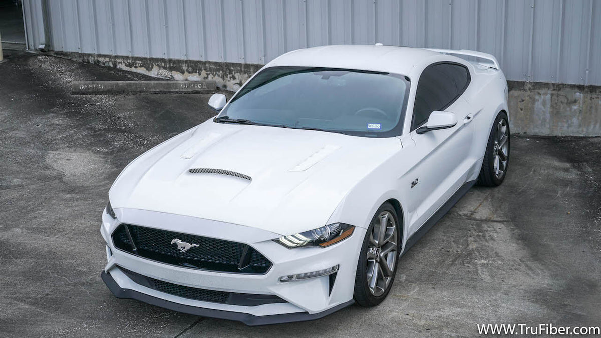 2018-2019 S550 Mustang Fiberglass A72 Ram Air Hood - view 3