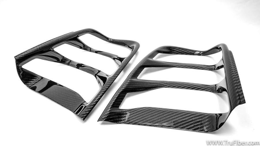 2018-2020 S550 Mustang Carbon Fiber LG434 Tail Light Bezels - view 2